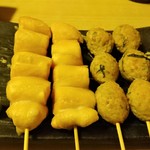 鳥ん坊 - 鶏わさ・つくね