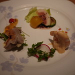 四川料理･薬膳火鍋 花椒庭 - 三種盛り前菜