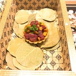 ラチュレ - 自家製イノシシのベーコンとジロル茸を使ったパテ