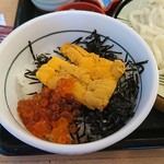 なか卯 - 生うに丼ミニ