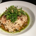 虎萬元 - 花山椒の坦々麺。季節限定。花山椒の香りが最高。