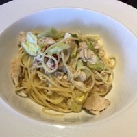 IL PINOLO SKY TERRACE 横浜 - 鰆と旬野菜のペペロンチーノ（イルピノーロ スカイテラス） 2018.6