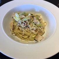 IL PINOLO SKY TERRACE 横浜 - 鰆と旬野菜のペペロンチーノ（イルピノーロ スカイテラス） 2018.6