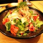 かわず - 真鯛とおぼろ豆腐のサラダ　850円