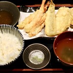 天ぷらとワイン 大塩 - 茄子食べちゃった