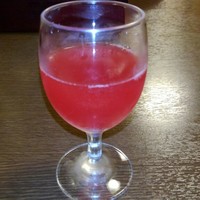 たらふく 梅田堂山店 - すっぽん血のリンゴジュース割り