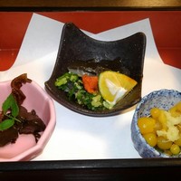 たらふく 梅田堂山店 - 珍味３種 ○肝煮 ○エンペラ ○たまご
