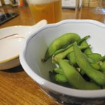 明石麦酒工房 時 - ほろ酔いセットの枝豆