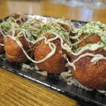 明石麦酒工房 時 - 新メニュー：揚げたこ焼き