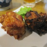 明石麦酒工房 時 - ほろ酔いセットの2色唐揚げ