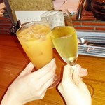 baru Publo - カシスオレンジ、シェリーで乾杯☆