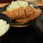 Matsunoya - ダブルロースかつ定食　７８０円（税込）