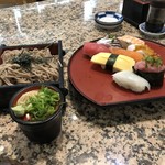 北海寿司 - 蕎麦セット
