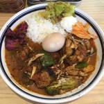 カレーライス専門店 ブラザー - チキン野菜＋味玉