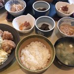 Meshidokoro Toraya - からあげwithタルタルソース定食