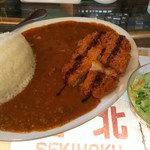 ナイアガラ - カツカレー(中辛) 970円、大盛り 180円、コールスロー 180円