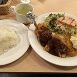 洋食にし - フライ3種盛合わせ