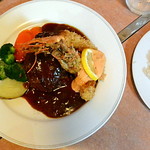 キッチン カトウ - ゴージャスハンバーグ