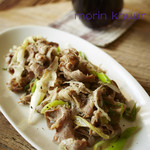 mongolian bar morin khuur - 羊とネギの炒めもの