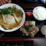 麺一 本店 - スタミナ牛肉定食800円税込 替え玉50円