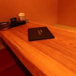 okinawashokudouthinga-ra - 杉のテーブル！手作りです！