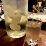 INITY - 日本酒「大嶺 純米三粒」(500円)。