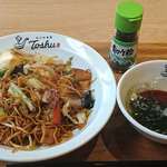 れんげ食堂Toshu - れんげ食堂 Toshu 板橋仲宿店 中華屋さんのソース焼きそば 510円（税込550円）