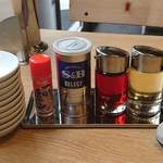 れんげ食堂Toshu - れんげ食堂 Toshu 板橋仲宿店 卓上調味料など
