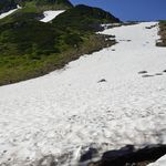 雷鳥荘直営　大汝休憩所 - まずは最も南の浄土山へ雪渓を登る！