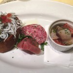 Trattoria M's - 前菜３種盛り合わせ