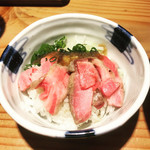 要の塩 - 秀麗豚]の肩ロースのローストポークのせご飯