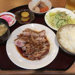 菜鶏 - 本日の定食はチキンステーキ！800円(・ω・)