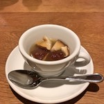 スガハラ - ホロホロ鳥のスープ（米沢 椎茸入り）