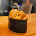 鮨竹 - 雲丹（相乗せ）