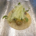 Ode - ヤングコーンとコリアンダーのトルティーヤ