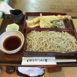 Teuchi Soba Kosuge - 穴子天せいろ1600円