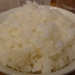 正月屋分店 支那そば やまき - ご飯。