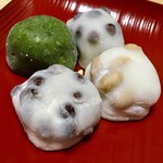 出町ふたば - 蓬の「田舎」と豆餅いろいろ