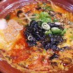 らーめん ここだけ - ごく旨　赤辛麺　８５０円