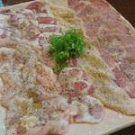 肉料理 大森 - 塩てっちゃん、あご塩、塩ミノ、塩ツラミ