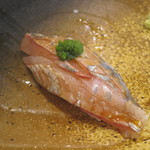 三笠鮨 - 出水産アジ