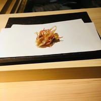 天ぷらあら木 - 海老の足
