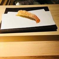 天ぷらあら木 - 海老 レア