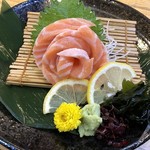 魚輝水産 - 生サーモン大トロ造り