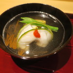 銀座 しのはら - 賀茂茄子とあらの椀