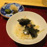 銀座 しのはら - 新生姜の炊き込みご飯2