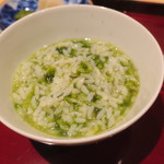 銀座 しのはら - 青さ雑炊