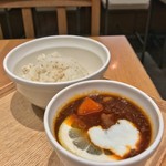 スープストックトーキョー - 東京ビーフシチューと胡麻ご飯のモーニングセット500円