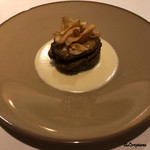 カーサ・デル・チーボ - 鮑のサルタートと鮑の肝の焼リゾット