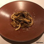 カーサ・デル・チーボ - ウンブリケッリ にフランス産ピジョンのラグー